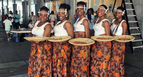 Part of dance group Mahoro