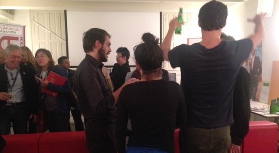 Drinks and mingle afterwards.