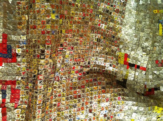 El Anatsui, Skylines, 2008 (detail)