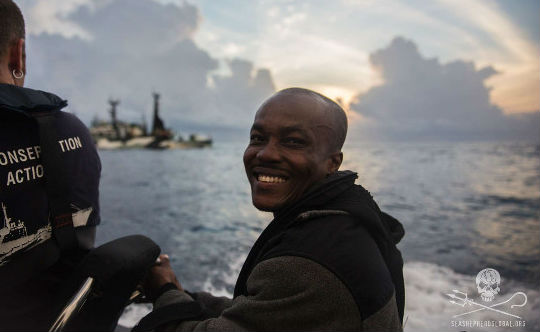 Photo: Selase Kove-Seyram by Jeff Wirth, Sea Shepherd Global.