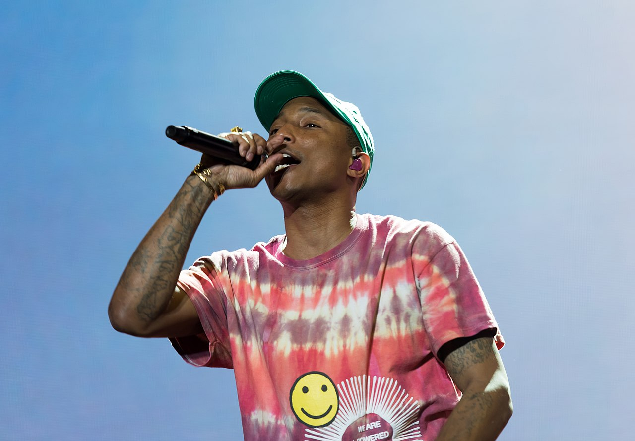 Image: Pharrell Williams, one of the performers on the line up at the 2018 Global Citizens Fest