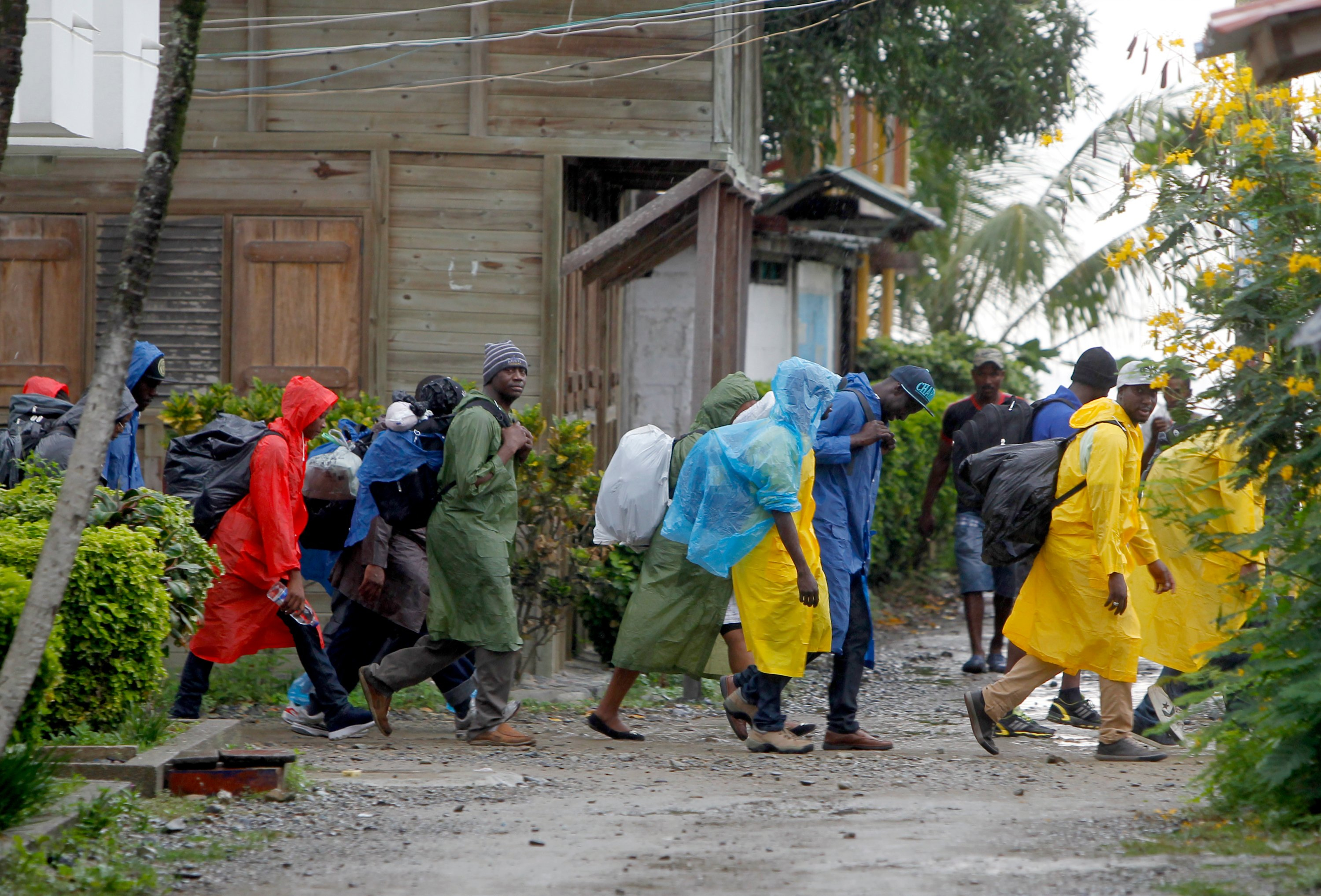 Javier Nieto/El Tiempo,  African migrants travelling from the north of Colombia towards Darién National Park