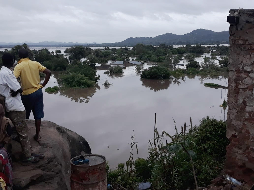 Flooding as a result of the recent cyclone in Beira, Mozambique